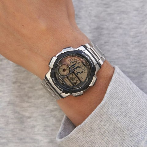 ZEGAREK MĘSKI CASIO AE-1000WD 1A (zd073h) - WORLD TIME + BOX ZEGAREK MĘSKI CASIO AE-1000WD 1A (zd073h) - WORLD TIME + BOX