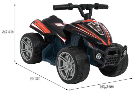 Quad Little Monster na akumulator dla najmłodszych Czarny Napęd 25W Quad Little Monster na akumulator dla najmłodszych Czarny Napęd 25W