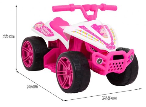 Quad Little Monster na akumulator dla najmłodszych Różowy Napęd 25W Quad Little Monster na akumulator dla najmłodszych Różowy Napęd 25W