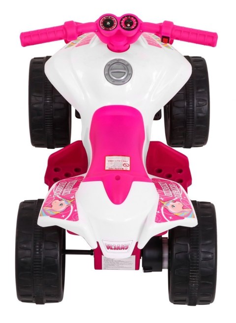 Quad Little Monster na akumulator dla najmłodszych Różowy Napęd 25W Quad Little Monster na akumulator dla najmłodszych Różowy Napęd 25W