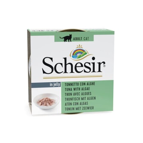 SCHESIR dla kotów Adult w Galarecie Tuńczyk z Algami 85g SCHESIR dla kotów Adult w Galarecie Tuńczyk z Algami 85g