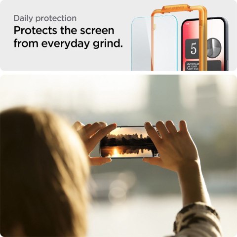 Spigen Alm Glas.TR 2-Pack - Szkło hartowane do Nothing Phone 2a (Przezroczysty) Spigen Alm Glas.TR 2-Pack - Szkło hartowane do Nothing Phone 2a (Przezroczysty)