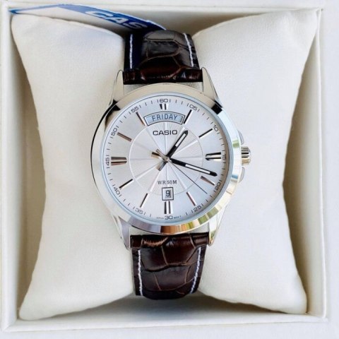 ZEGAREK MĘSKI CASIO MTP1381L-7AV + BOX ZEGAREK MĘSKI CASIO MTP1381L-7AV + BOX