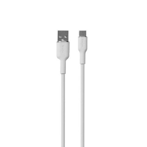 PURO ICON Soft Cable - Kabel USB-A do USB-C 1.5 m (White) PURO ICON Soft Cable - Kabel USB-A do USB-C 1.5 m (White)