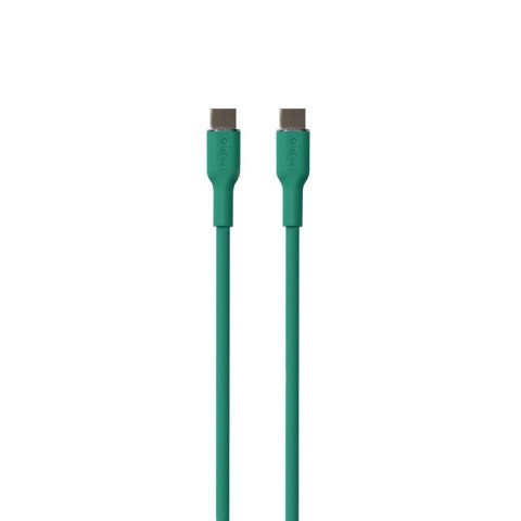PURO ICON Soft Cable - Kabel USB-C do USB-C 1.5 m (Jade) PURO ICON Soft Cable - Kabel USB-C do USB-C 1.5 m (Jade)