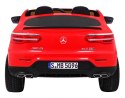 Auto Mercedes GLC 63S dla dzieci Czerwony Suv + Napęd 4x4