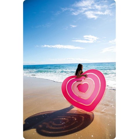 Dmuchany materac plażowy Serce 155 x 135 cm INTEX 58727 Dmuchany materac plażowy Serce 155 x 135 cm INTEX 58727