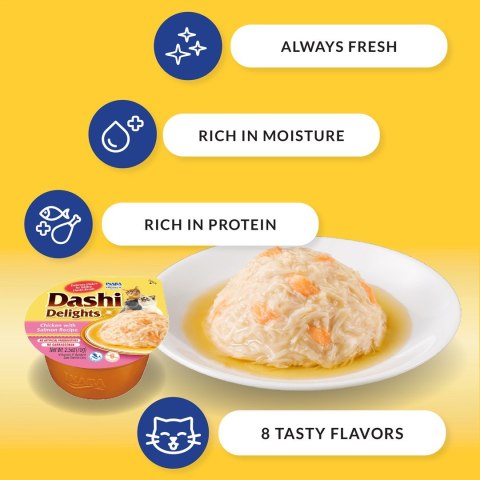 INABA DASHI DELIGHTSKurczak70g bulion dla kota INABA DASHI DELIGHTSKurczak70g bulion dla kota