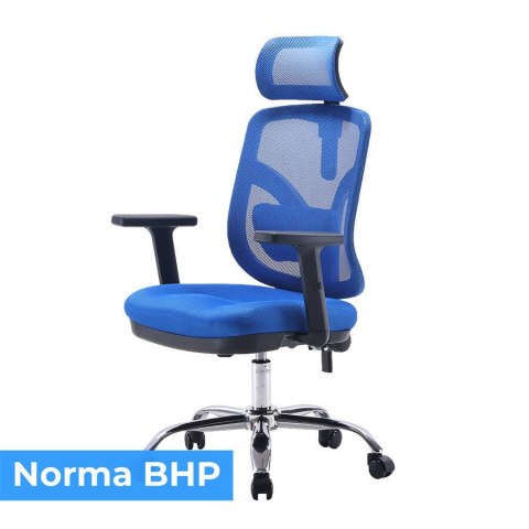Fotel ergonomiczny ANGEL biurowy obrotowy jOkasta Niebieska Fotel ergonomiczny ANGEL biurowy obrotowy jOkasta Niebieska