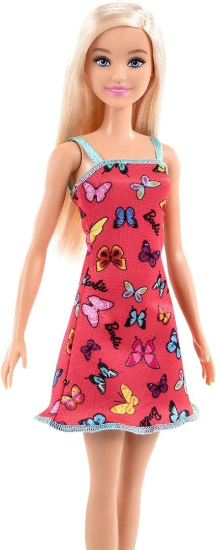 Barbie lalka HBV05 różowa sukienka Barbie lalka HBV05 różowa sukienka