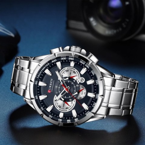 ZEGAREK MĘSKI CURREN 8363 (zc018a) - CHRONOGRAF ZEGAREK MĘSKI CURREN 8363 (zc018a) - CHRONOGRAF