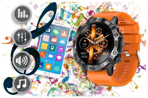 SMARTWATCH MĘSKI GRAVITY GT20-3 - AMOLED, DODATKOWY PASEK (sg024c) SMARTWATCH MĘSKI GRAVITY GT20-3 - AMOLED, DODATKOWY PASEK (sg024c)