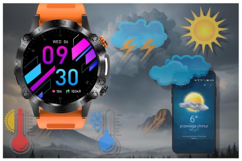 SMARTWATCH MĘSKI GRAVITY GT20-3 - AMOLED, DODATKOWY PASEK (sg024c) SMARTWATCH MĘSKI GRAVITY GT20-3 - AMOLED, DODATKOWY PASEK (sg024c)