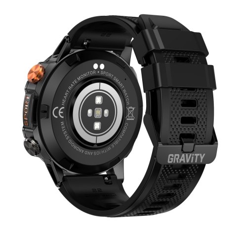 SMARTWATCH MĘSKI GRAVITY GT20-6 - AMOLED, DODATKOWY PASEK (sg024f) SMARTWATCH MĘSKI GRAVITY GT20-6 - AMOLED, DODATKOWY PASEK (sg024f)
