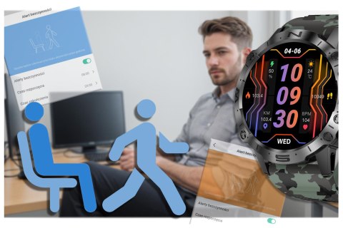 SMARTWATCH MĘSKI GRAVITY GT20-6 - AMOLED, DODATKOWY PASEK (sg024f) SMARTWATCH MĘSKI GRAVITY GT20-6 - AMOLED, DODATKOWY PASEK (sg024f)