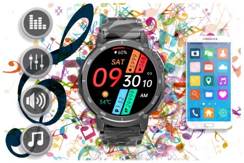 SMARTWATCH MĘSKI Rubicon RNCF07 - WYKONYWANIE POŁĄCZEŃ - BLUETOOTH CALL - ODTWARZACZ MP3 4GB (sr052b) SMARTWATCH MĘSKI Rubicon RNCF07 - WYKONYWANIE POŁĄCZEŃ - BLUETOOTH CALL - ODTWARZACZ MP3 4GB (sr052b)
