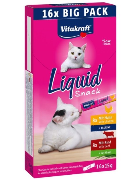 VITAKRAFT CAT LIQUID SNACK multipack 16x15g VITAKRAFT CAT LIQUID SNACK multipack 16x15g
