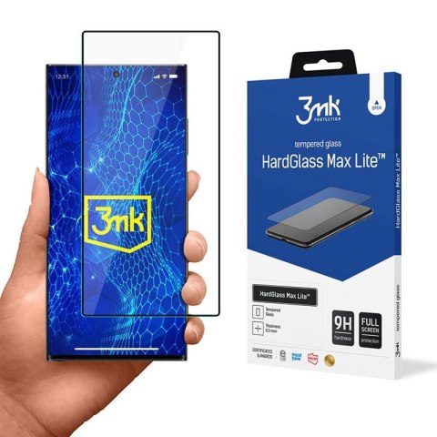 3mk HardGlass Max Lite - Szkło hartowane do Samsung Galaxy S24 Ultra (Czarny) 3mk HardGlass Max Lite - Szkło hartowane do Samsung Galaxy S24 Ultra (Czarny)