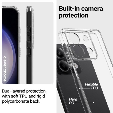 Crong Crystal Shield Cover - Etui Motorola Moto G73 (przezroczysty) Crong Crystal Shield Cover - Etui Motorola Moto G73 (przezroczysty)