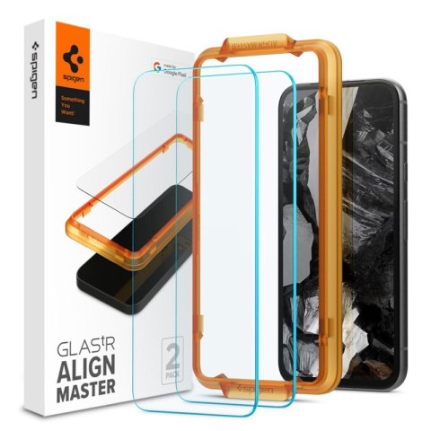 Spigen Alm Glas.TR 2-Pack - Szkło hartowane do Google Pixel 8A (Przezroczysty) Spigen Alm Glas.TR 2-Pack - Szkło hartowane do Google Pixel 8A (Przezroczysty)