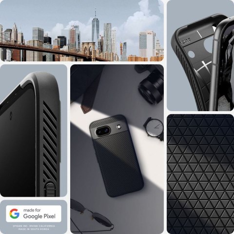Spigen Liquid Air - Etui do Google Pixel 8A (Matte Black) Spigen Liquid Air - Etui do Google Pixel 8A (Matte Black)