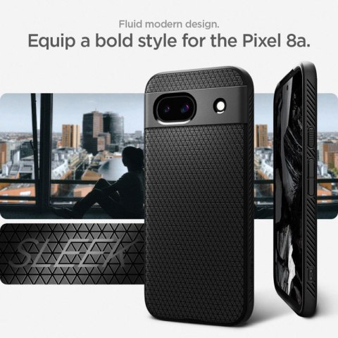 Spigen Liquid Air - Etui do Google Pixel 8A (Matte Black) Spigen Liquid Air - Etui do Google Pixel 8A (Matte Black)