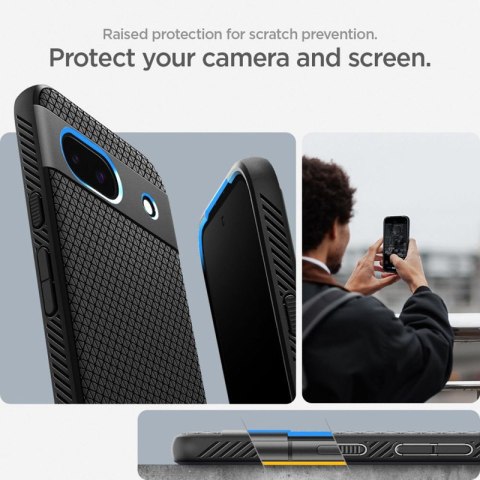 Spigen Liquid Air - Etui do Google Pixel 8A (Matte Black) Spigen Liquid Air - Etui do Google Pixel 8A (Matte Black)