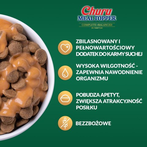 INABA MEAL TOPPER Kurczak z łososiem - pies 4x14g INABA MEAL TOPPER Kurczak z łososiem - pies 4x14g