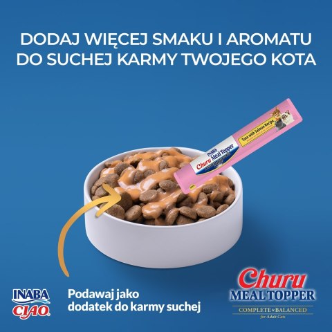 INABA MEAL TOPPER Tuńczyk z łososiem - kot 4x14g INABA MEAL TOPPER Tuńczyk z łososiem - kot 4x14g