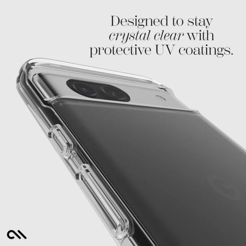 Case-Mate Signature Clear - Etui Google Pixel 8A (Przezroczysty) Case-Mate Signature Clear - Etui Google Pixel 8A (Przezroczysty)