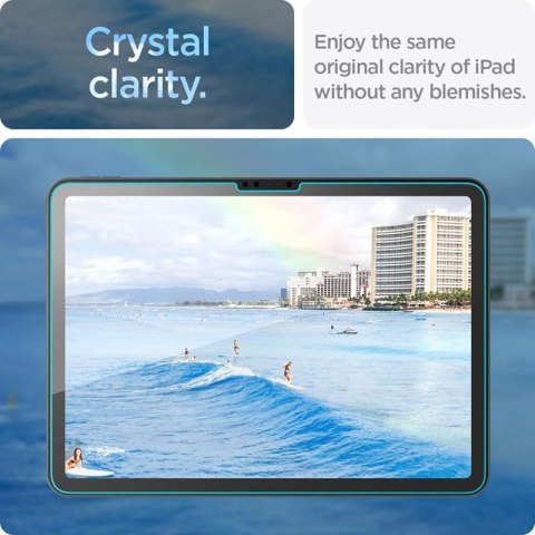 Spigen GLAS.TR EZ FIT - Szkło hartowane do iPad Air 11" (M2, 2024) (Przezroczysty) Spigen GLAS.TR EZ FIT - Szkło hartowane do iPad Air 11" (M2, 2024) (Przezroczysty)