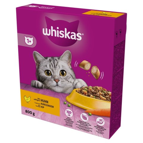 WHISKAS Sucha Karma dla kota Kurczak 800g WHISKAS Sucha Karma dla kota Kurczak 800g