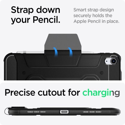Spigen Rugged Armor Pro - Etui do iPad 10.9" (2022) (Czarny) Spigen Rugged Armor Pro - Etui do iPad 10.9" (2022) (Czarny)