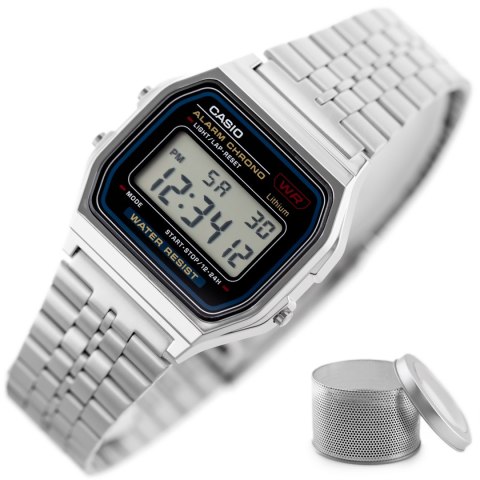 ZEGAREK MĘSKI CASIO A159WA-N1DF - KLASYKA (zd168b) + BOX ZEGAREK MĘSKI CASIO A159WA-N1DF - KLASYKA (zd168b) + BOX