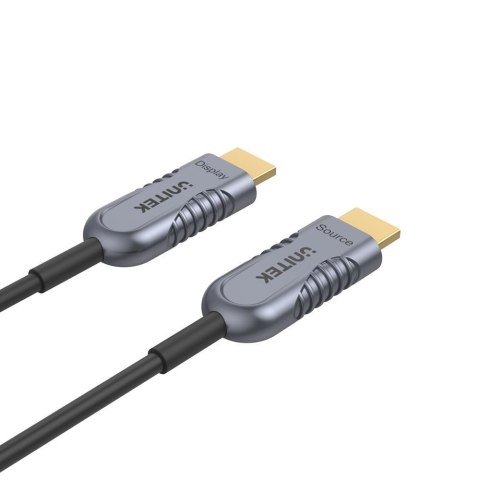 UNITEK KABEL OPTYCZNY HDMI 2.1 Active Optical Cable, 8K, 4K120HZ,5M UNITEK KABEL OPTYCZNY HDMI 2.1 Active Optical Cable, 8K, 4K120HZ,5M