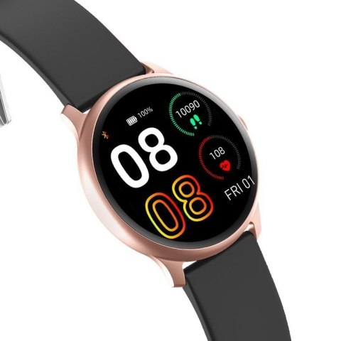 SMARTWATCH DAMSKI G. Rossi SW010-14 rosegold/black (sg005n) SMARTWATCH DAMSKI G. Rossi SW010-14 rosegold/black (sg005n)
