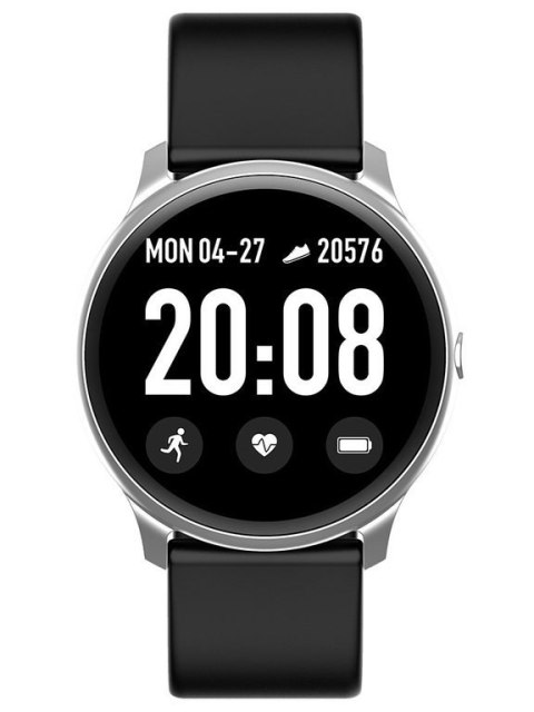 SMARTWATCH UNISEX G. Rossi SW010-5 silver/black (sg005f) SMARTWATCH UNISEX G. Rossi SW010-5 silver/black (sg005f)