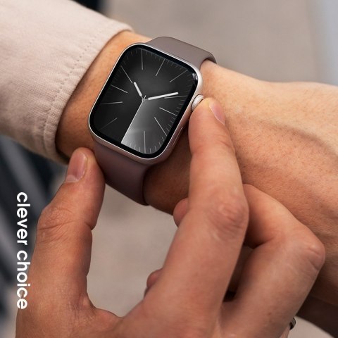 Crong Liquid - Pasek do Apple Watch 38/40/41 mm (brązowy) Crong Liquid - Pasek do Apple Watch 38/40/41 mm (brązowy)