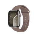 Crong Liquid - Pasek do Apple Watch 38/40/41 mm (brązowy)