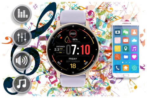 SMARTWATCH UNISEX GRAVITY GT1-8 PRO - ROZMOWY BLUETOOTH, DODATKOWY PASEK (sg027h) SMARTWATCH UNISEX GRAVITY GT1-8 PRO - ROZMOWY BLUETOOTH, DODATKOWY PASEK (sg027h)