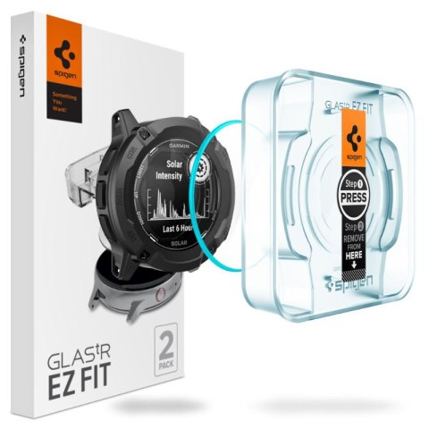 Spigen GLAS.TR EZ FIT 2-Pack - Szkło hartowane do Garmin Instinct 2X Solar (2 szt) Spigen GLAS.TR EZ FIT 2-Pack - Szkło hartowane do Garmin Instinct 2X Solar (2 szt)
