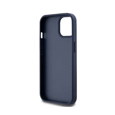 DKNY Leather Mono Stripe & Metal Logo - Etui iPhone 15 / 14 / 13 (niebieski) DKNY Leather Mono Stripe & Metal Logo - Etui iPhone 15 / 14 / 13 (niebieski)