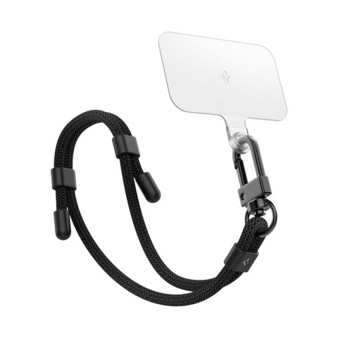 Spigen Universal Strap Set Crossbody & Wrist - Pasek do telefonu na ramię + na nadgarstek (Black) Spigen Universal Strap Set Crossbody & Wrist - Pasek do telefonu na ramię + na nadgarstek (Black)