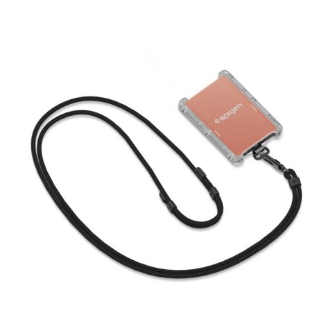 Spigen Universal Strap Set Crossbody & Wrist - Pasek do telefonu na ramię + na nadgarstek (Black) Spigen Universal Strap Set Crossbody & Wrist - Pasek do telefonu na ramię + na nadgarstek (Black)