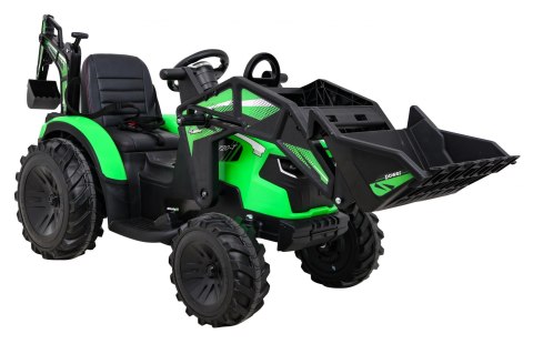 Pojazd Traktor Z Przyczepą 720-T Zielony Pojazd Traktor Z Przyczepą 720-T Zielony