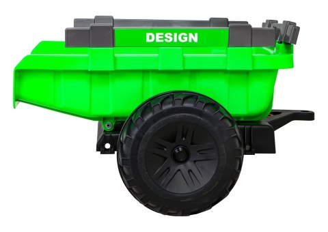 Pojazd Traktor Z Przyczepą 720-T Zielony Pojazd Traktor Z Przyczepą 720-T Zielony