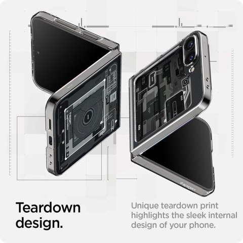 Spigen Airskin - Etui do Samsung Galaxy Z Flip 6 (Zero One) Spigen Airskin - Etui do Samsung Galaxy Z Flip 6 (Zero One)
