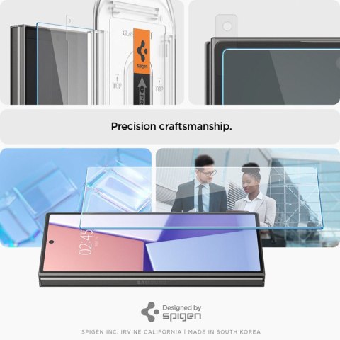 Spigen Glas.TR EZ Fit 2-Pack - Szkło hartowane do Samsung Galax Z Fold 6 (2 sztuki) Spigen Glas.TR EZ Fit 2-Pack - Szkło hartowane do Samsung Galax Z Fold 6 (2 sztuki)