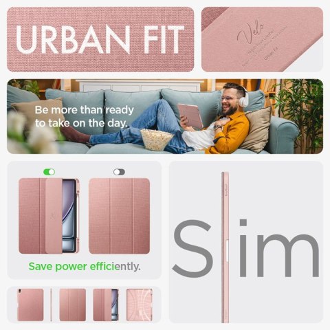 Spigen Urban Fit - Etui do iPad Air 13" (M2, 2024) (Rose Gold) Spigen Urban Fit - Etui do iPad Air 13" (M2, 2024) (Rose Gold)
