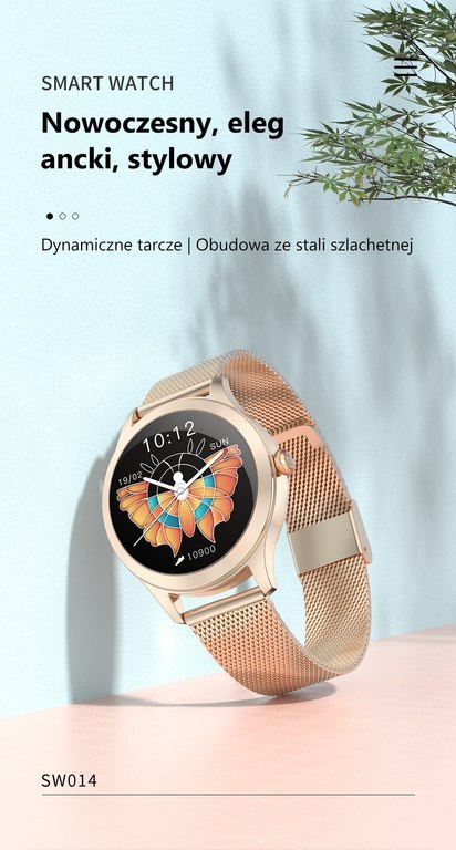 SMARTWATCH DAMSKI G. Rossi SW014-4 gold (sg009d) SMARTWATCH DAMSKI G. Rossi SW014-4 gold (sg009d)